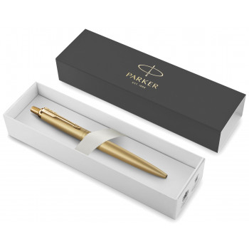 Подарочный набор: Ручка шариковая Parker Jotter Monochrome XL SE20, Gold GT + Ежедневник Gold GS