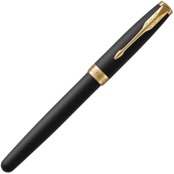 Перьевая ручка Parker Sonnet Core F528, Matte Black GT (Перо F)