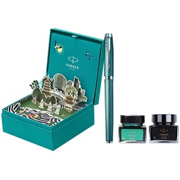 Parker IM Midnight Green Fountain Pen + Hangzhou Gift Box